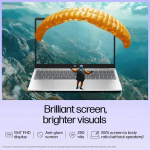 HP MSO 2024 Intel Core i3 13th Gen 1315U - (16 GB/512 GB SSD/Windows 11 Home) 15-fd0574TU / 15 - fd0668TU Thin and Light Laptop (15.6 Inch, Natural Silver, 1.59 Kg, With MS Office)